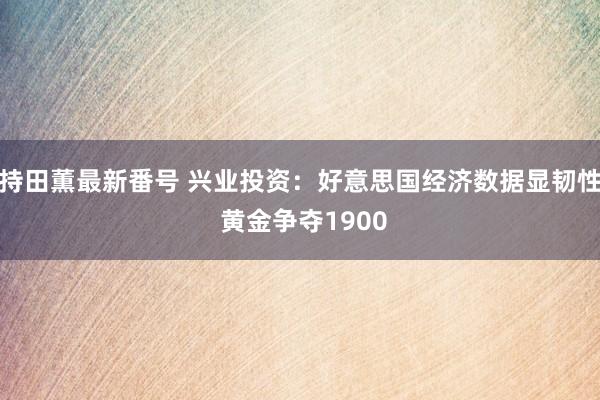 持田薫最新番号 兴业投资：好意思国经济数据显韧性 黄金争夺1900