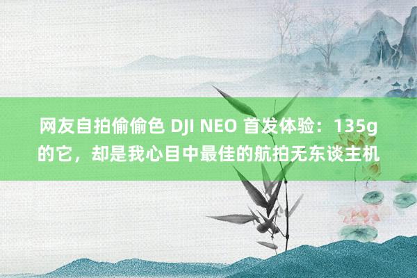 网友自拍偷偷色 DJI NEO 首发体验：135g的它，却是我心目中最佳的航拍无东谈主机