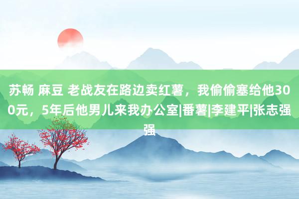 苏畅 麻豆 老战友在路边卖红薯，我偷偷塞给他300元，5年后他男儿来我办公室|番薯|李建平|张志强